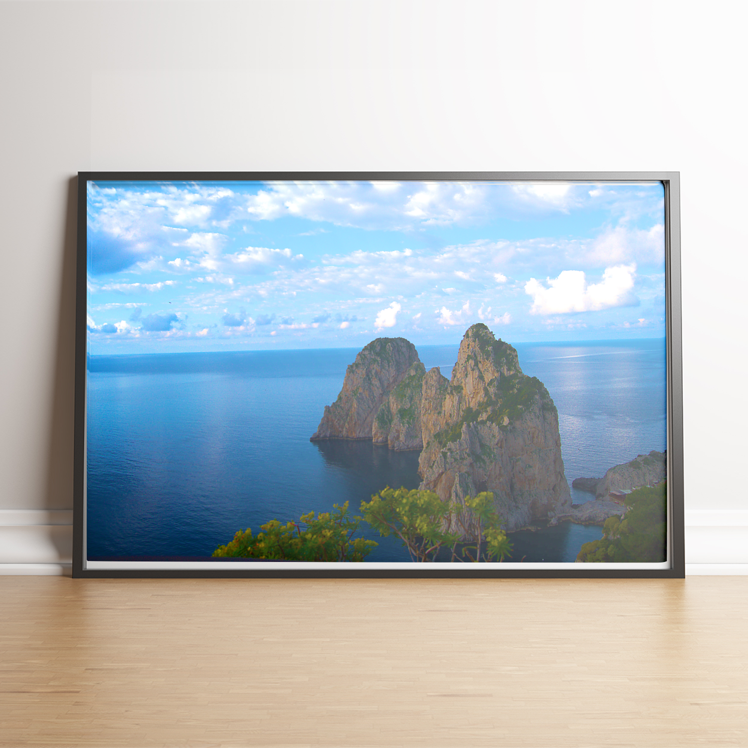 Poster con Cornice 45x30 Capri Blu Incanto
