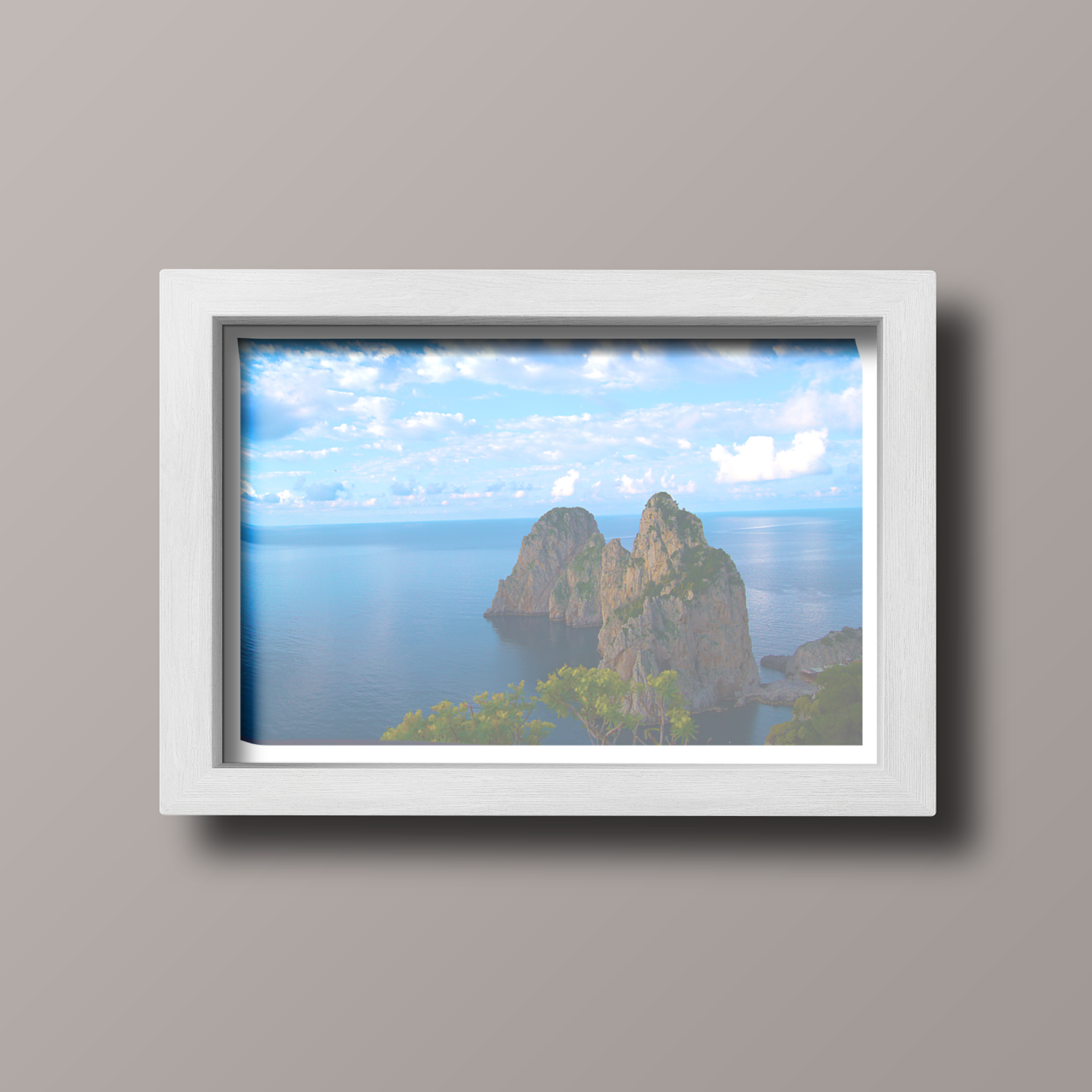 Poster con Cornice 45x30 Capri Blu Incanto