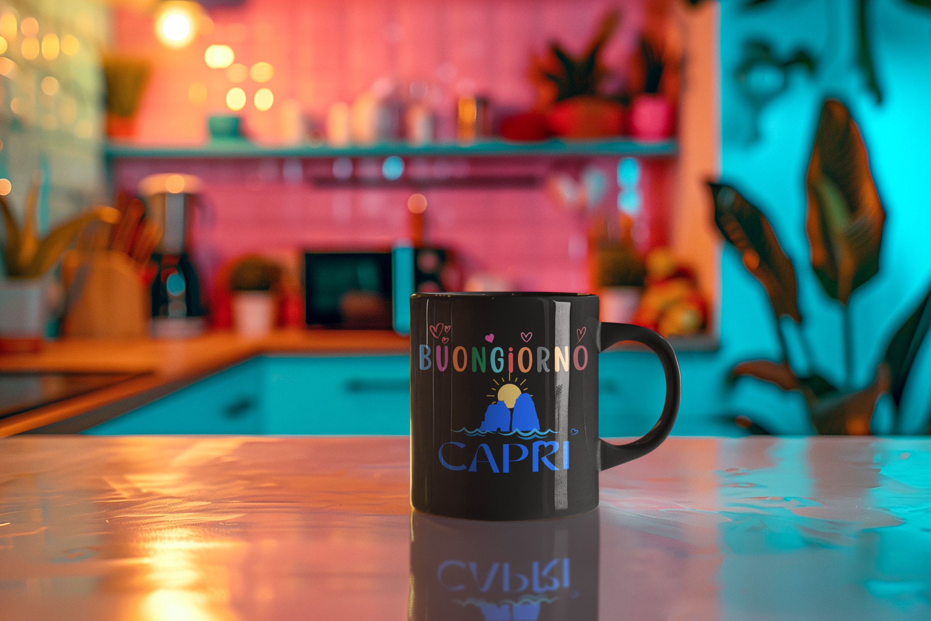 Good Morning Capri Mug