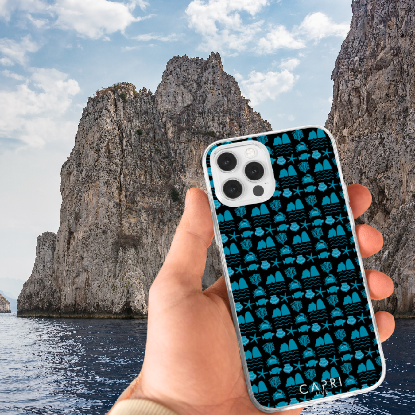 Capri Faraglioni Marine black