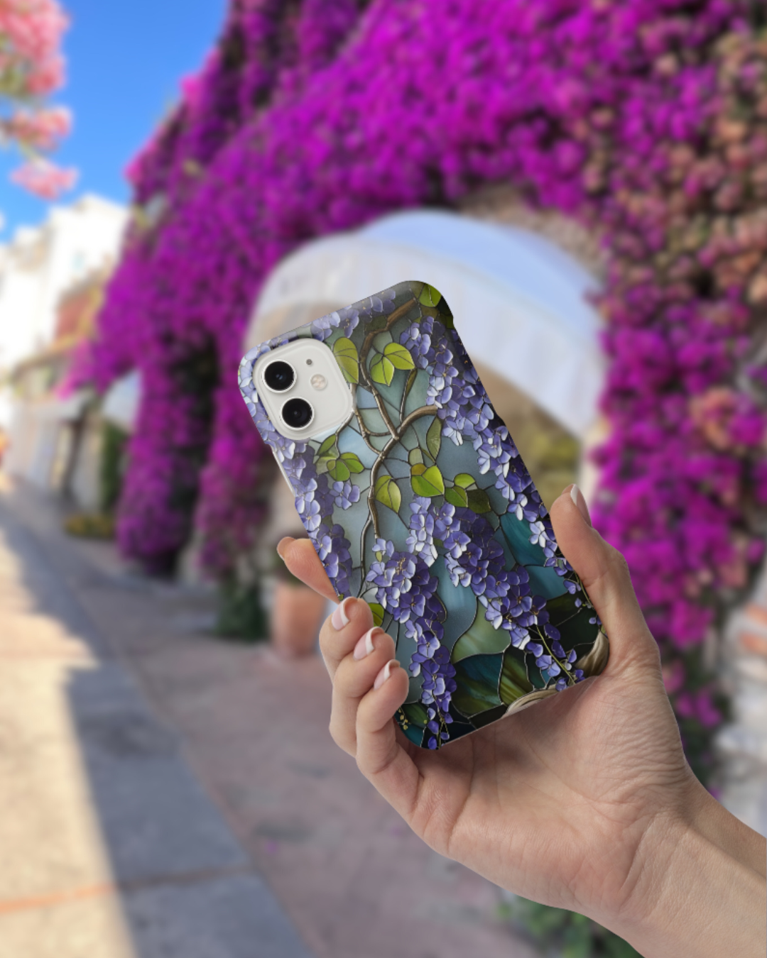 Stained Glass Whisteria Phone Case