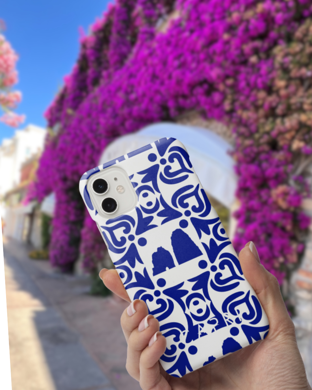 Capri Blu Tile Faraglioni Maiolica