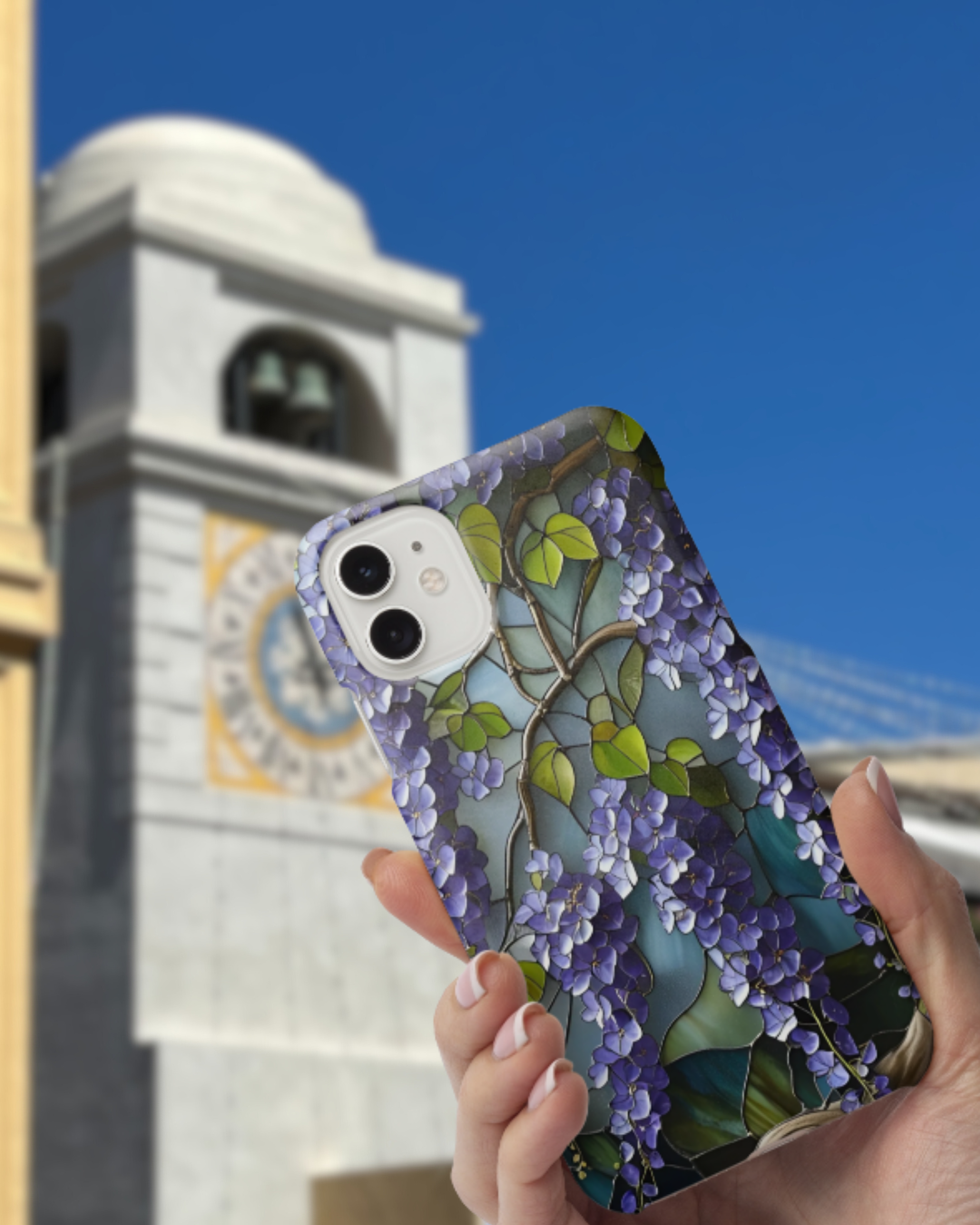 Stained Glass Whisteria Phone Case
