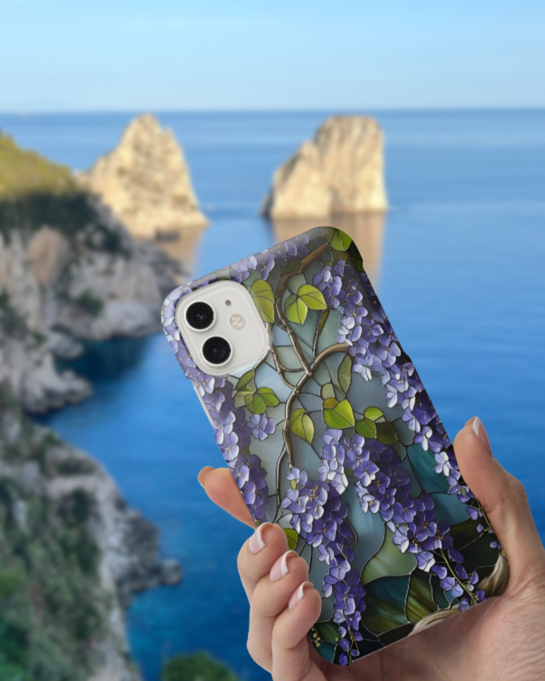 Stained Glass Whisteria Phone Case