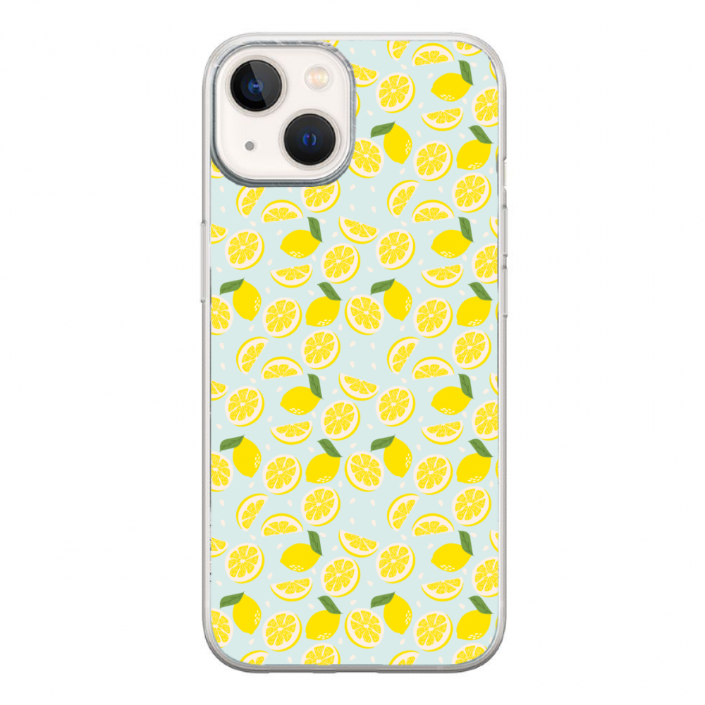 FRESH LEMON CAPRI iPhone Rubber Cover