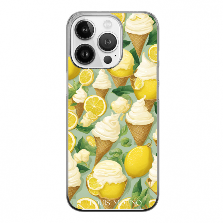 Rubber iPhone Cover Ice Cream Sweet Lemon Capri
