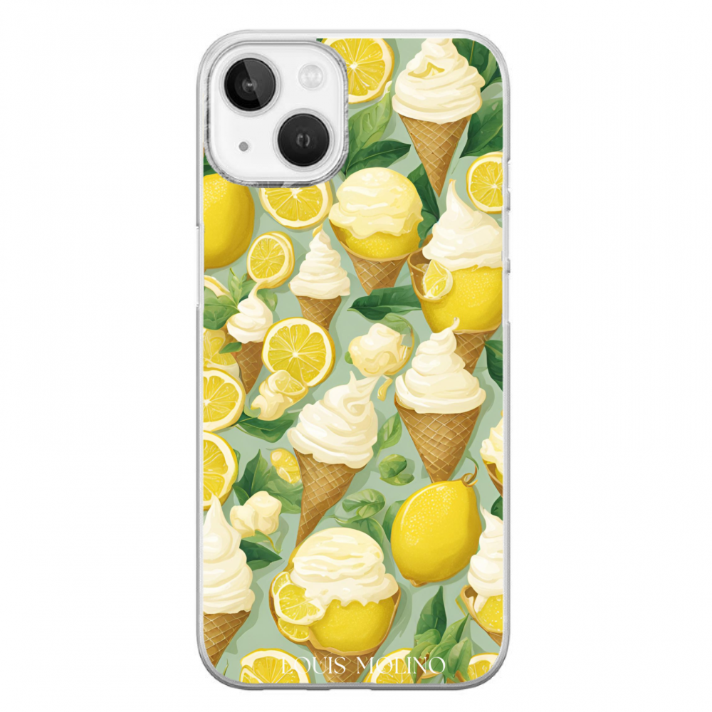 Rubber iPhone Cover Ice Cream Sweet Lemon Capri