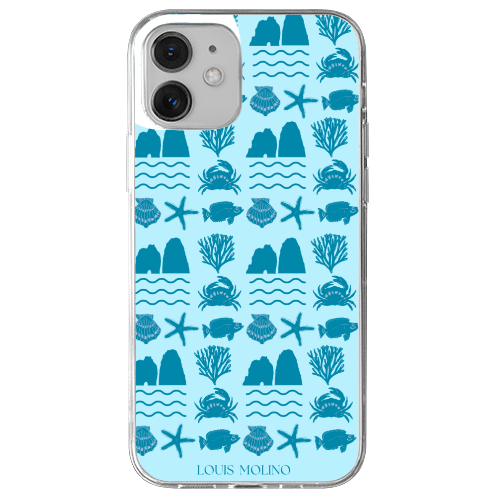 Rubber iPhone Cover Faraglioni Sea Species Capri