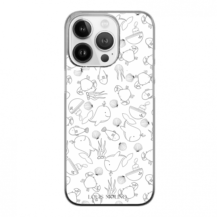 Cover Gomma iPhone  Happy Sea Life Capri