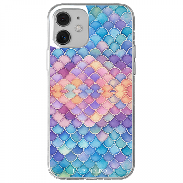 WATERCOLOR CAPRI iPhone Rubber Cover