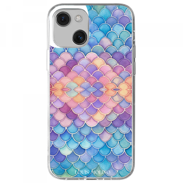 WATERCOLOR CAPRI iPhone Rubber Cover
