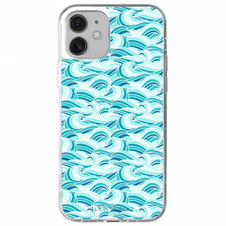 Cover Gomma iPhone Waves of Serenity Capri