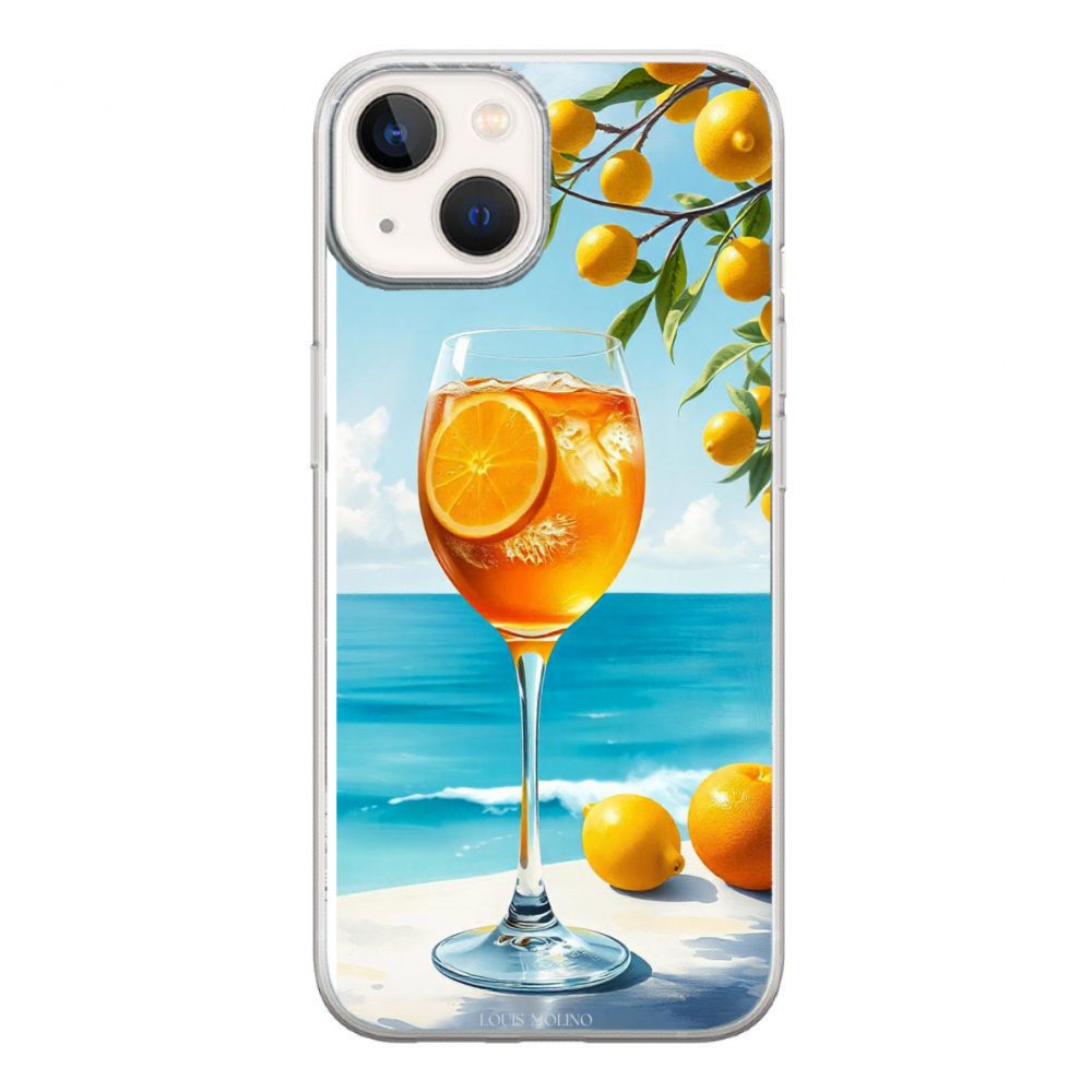 Cover Gomma iPhone Spritz Lemon Capri