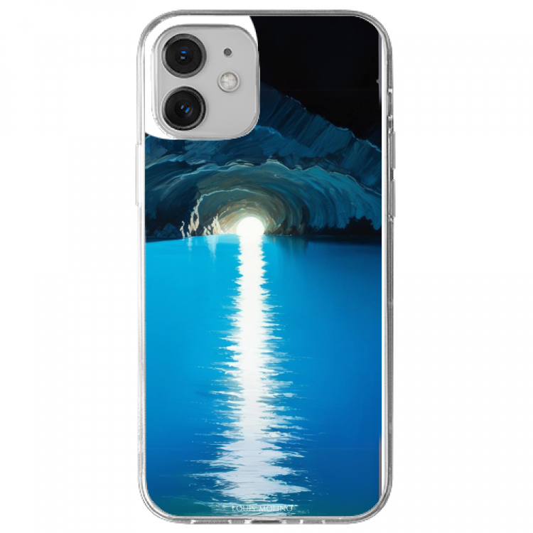 Cover Gomma iPhone GROTTA AZZURRA PAINT