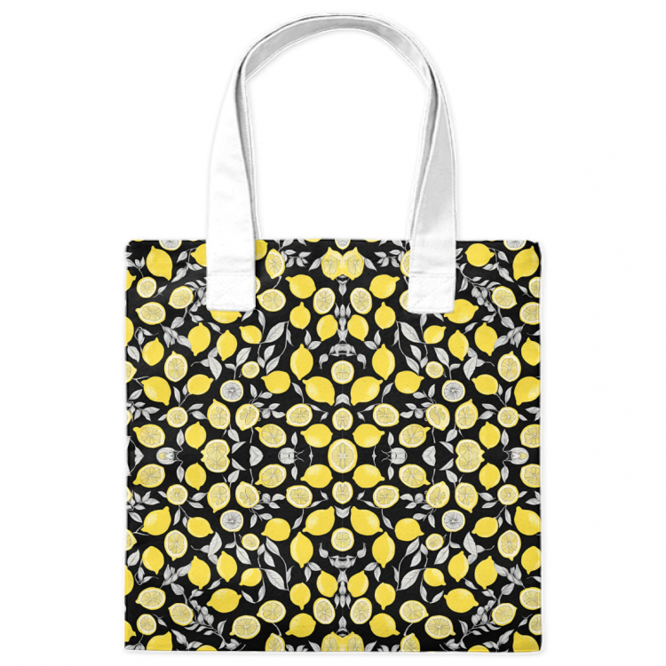 All Over LEMON GRAY+BLACK CAPRI bag