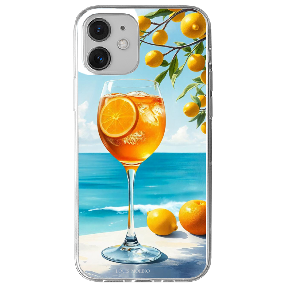 Cover Gomma iPhone Spritz Lemon Capri