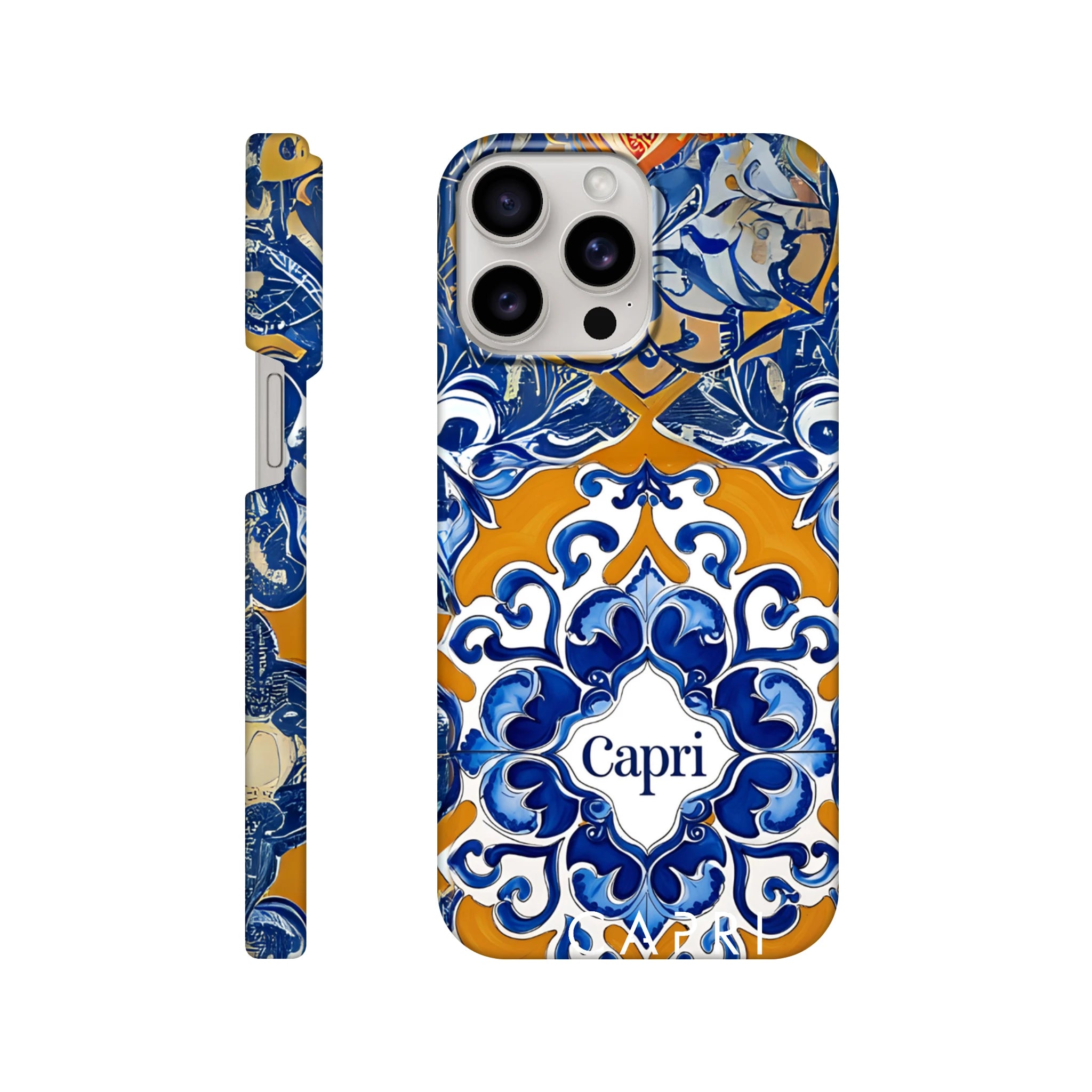 Cover Capri Smartphone cover Limoni, Faraglioni Grotta azzurra