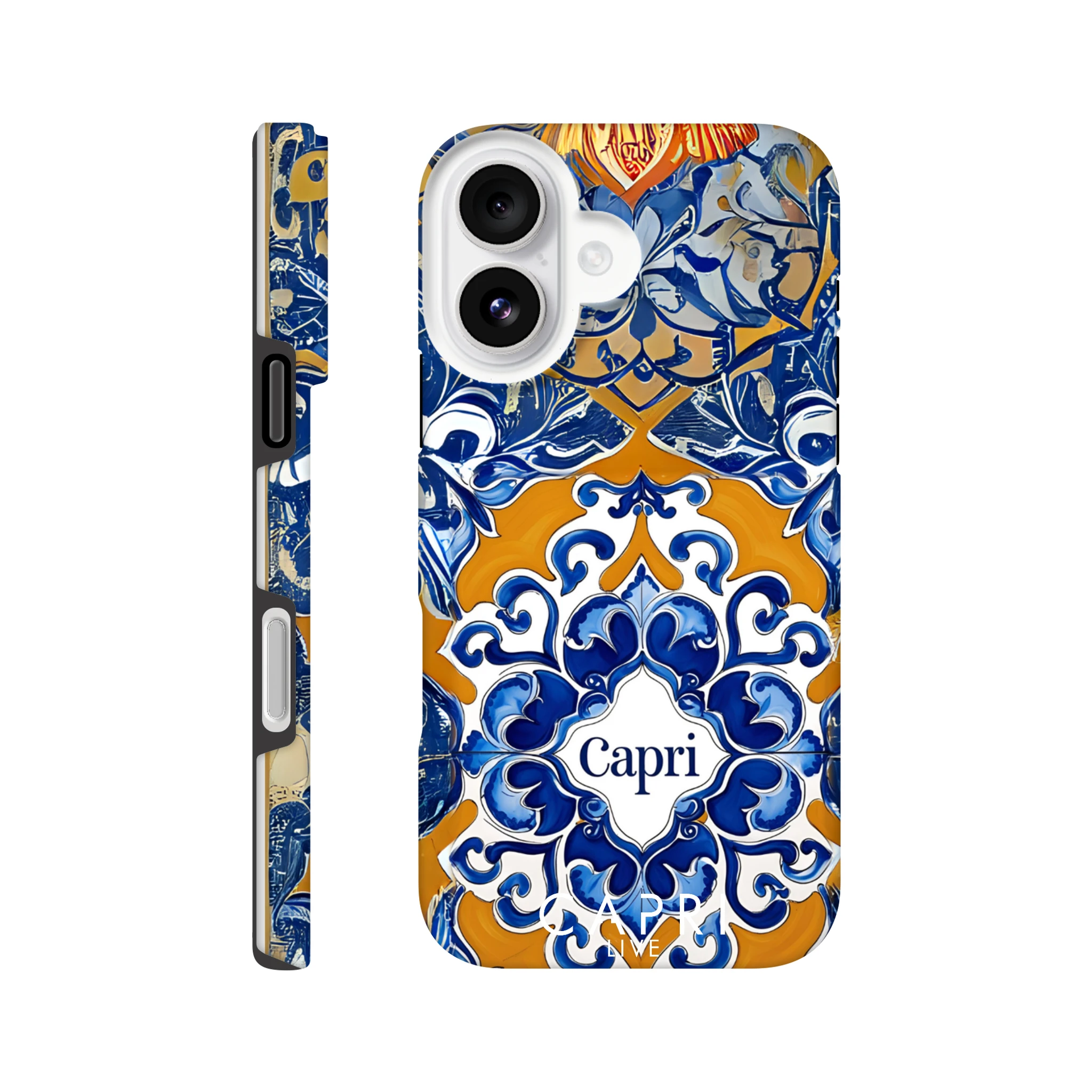 Cover Capri Smartphone cover Limoni, Faraglioni Grotta azzurra