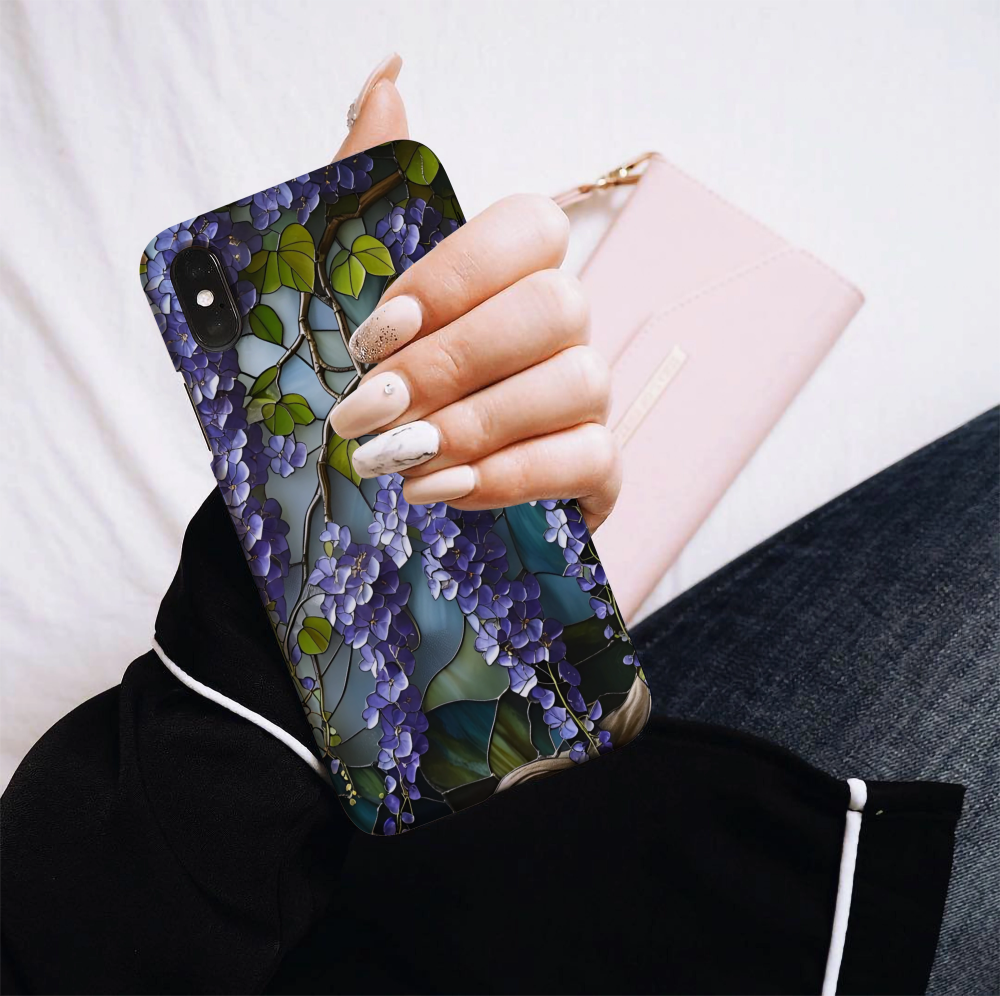 Stained Glass Whisteria Phone Case