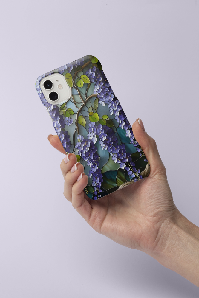 Stained Glass Whisteria Phone Case