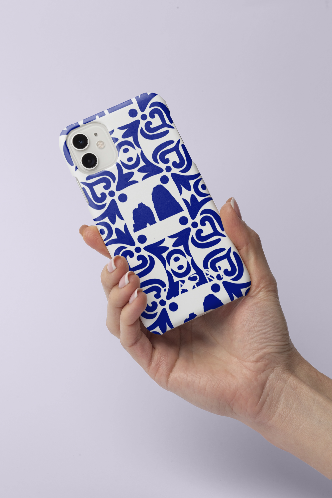 Capri Blu Tile Faraglioni Maiolica