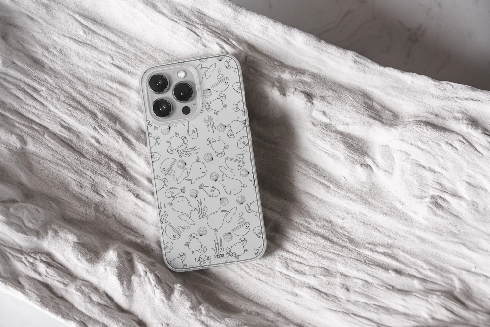 Cover Gomma iPhone  Happy Sea Life Capri