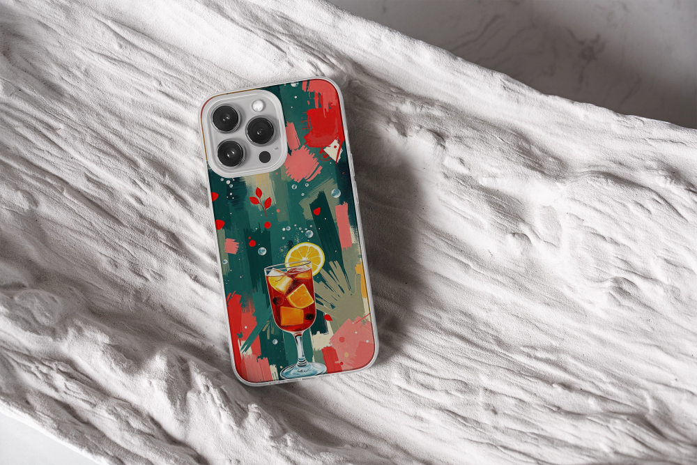 Spritz Capri iPhone Rubber Cover