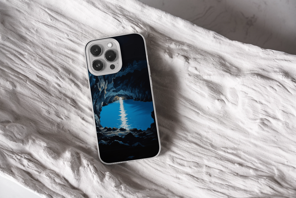 Cover Gomma iPhone GROTTA AZZURRA FANTASY
