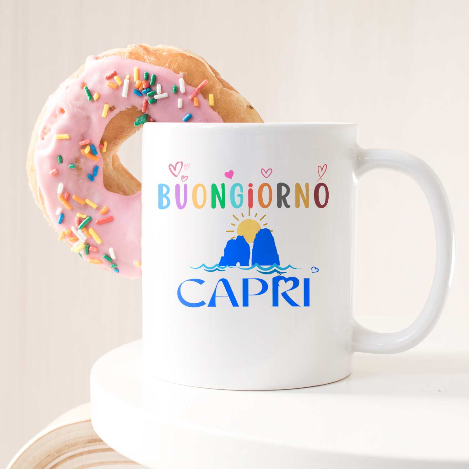 Good Morning Capri Mug