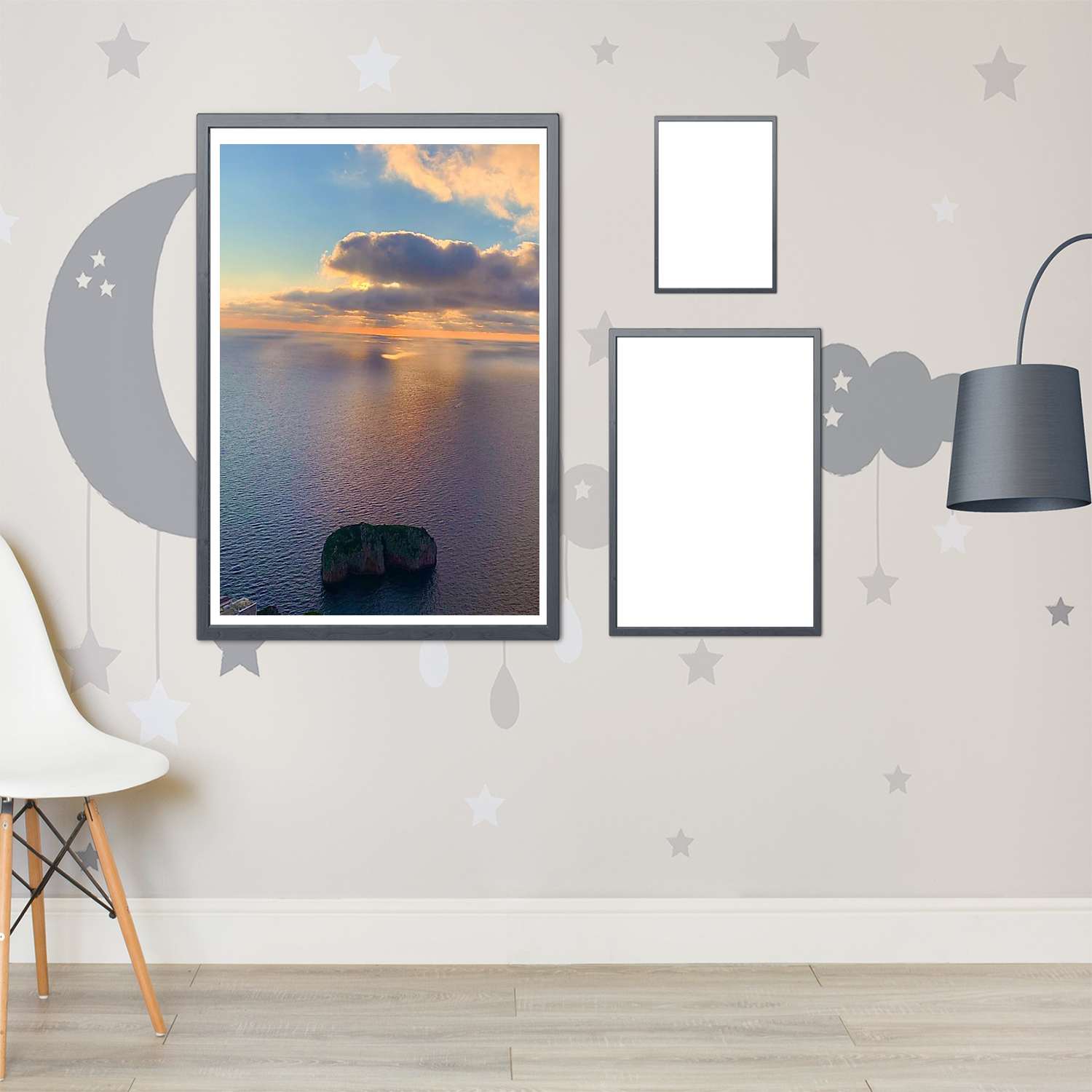 Poster con Cornice 40x60 Capri Alba Monacone