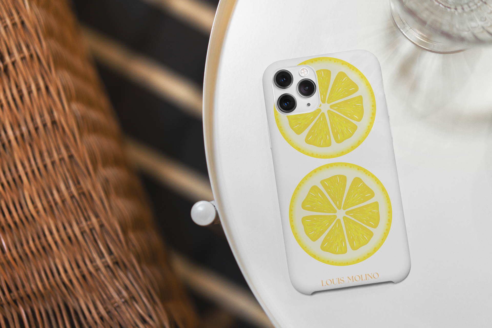 Cover Gomma iPhone 15 TWO LEMON CAPRI