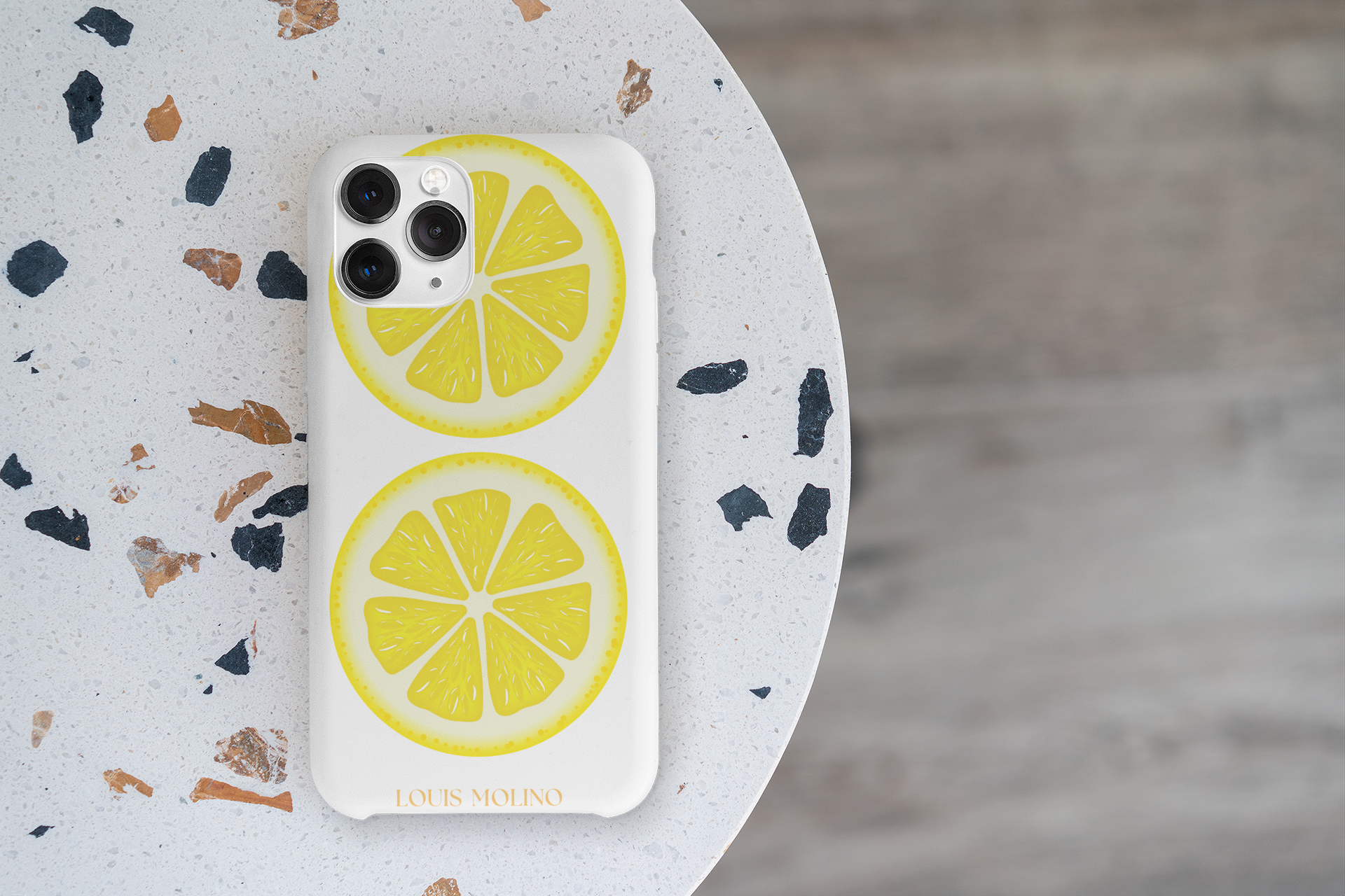 Cover Gomma iPhone 15 TWO LEMON CAPRI