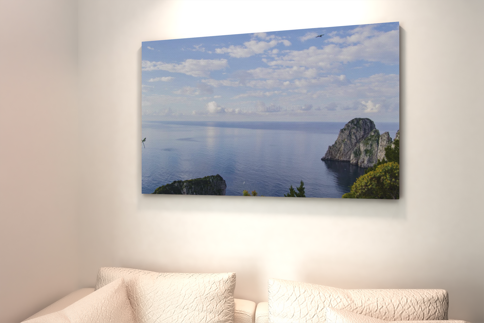 Canvas Belvedere del Pizzo Luongo Capri