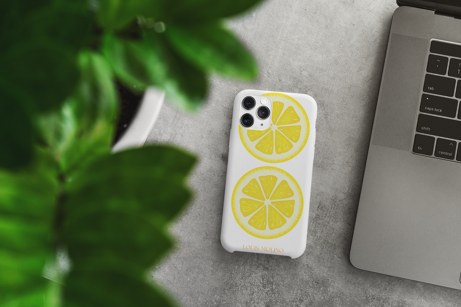 Cover Gomma iPhone 15 TWO LEMON CAPRI