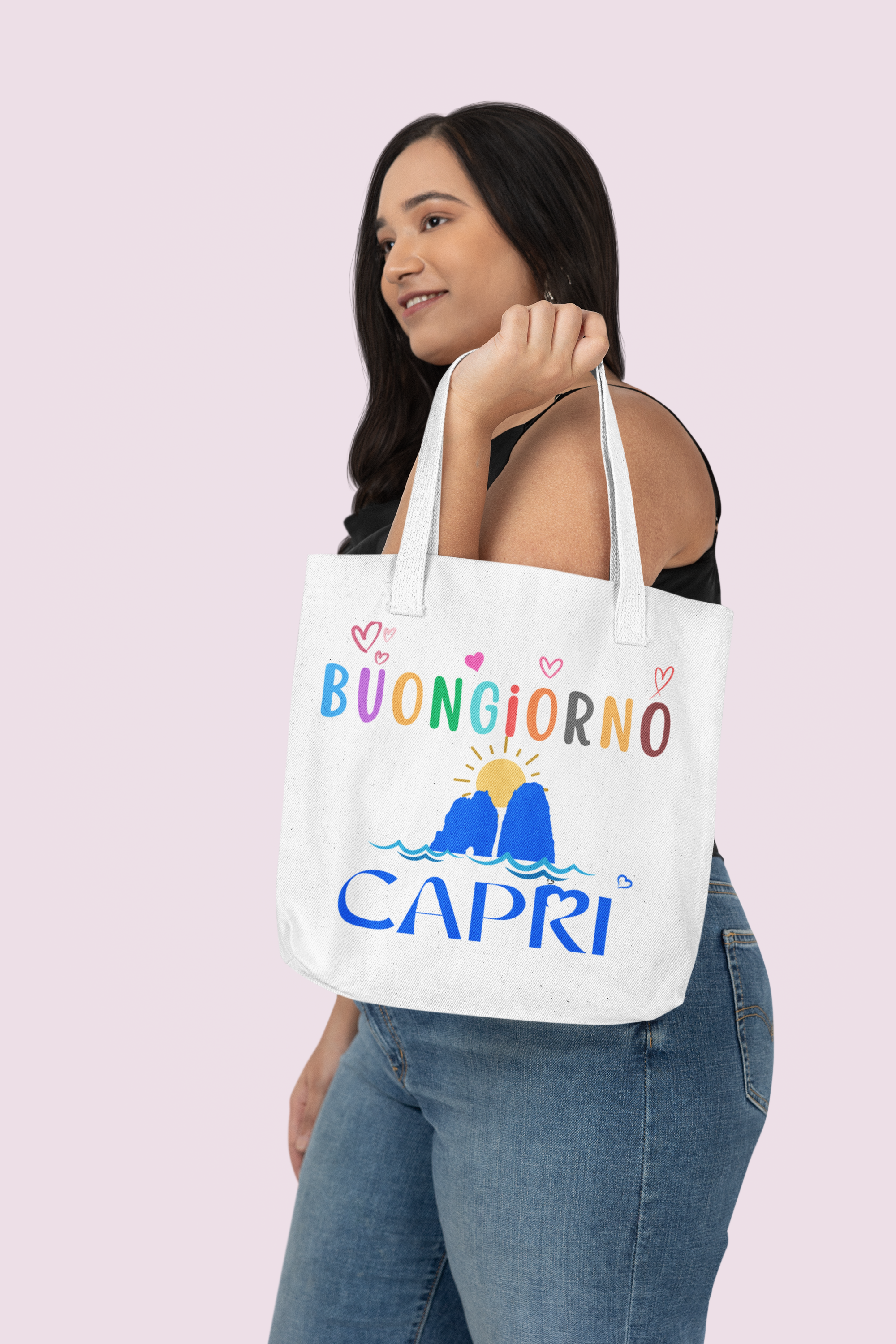 All Over Good Morning Capri Bag