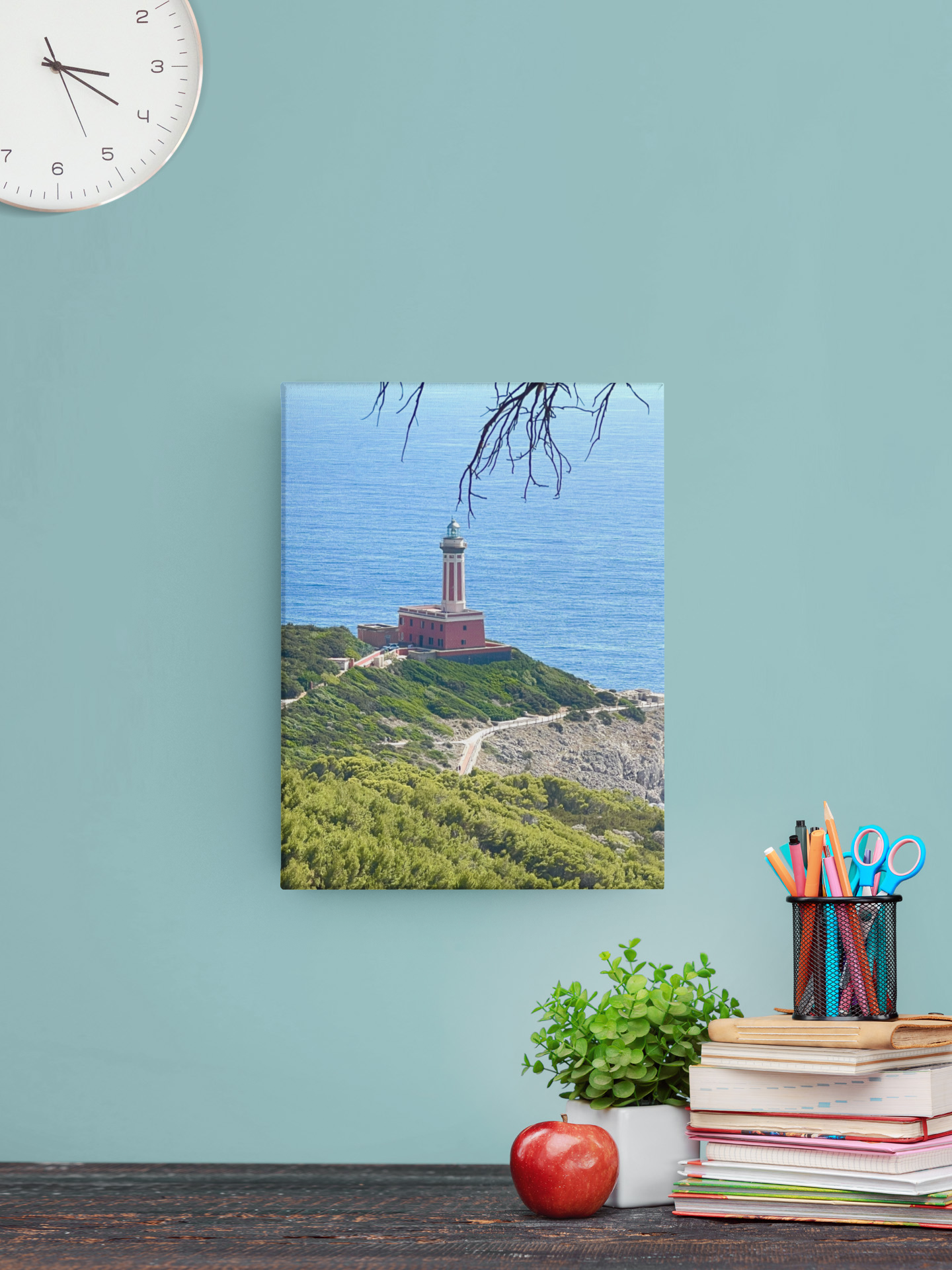 Canvas Punta Carena Lighthouse