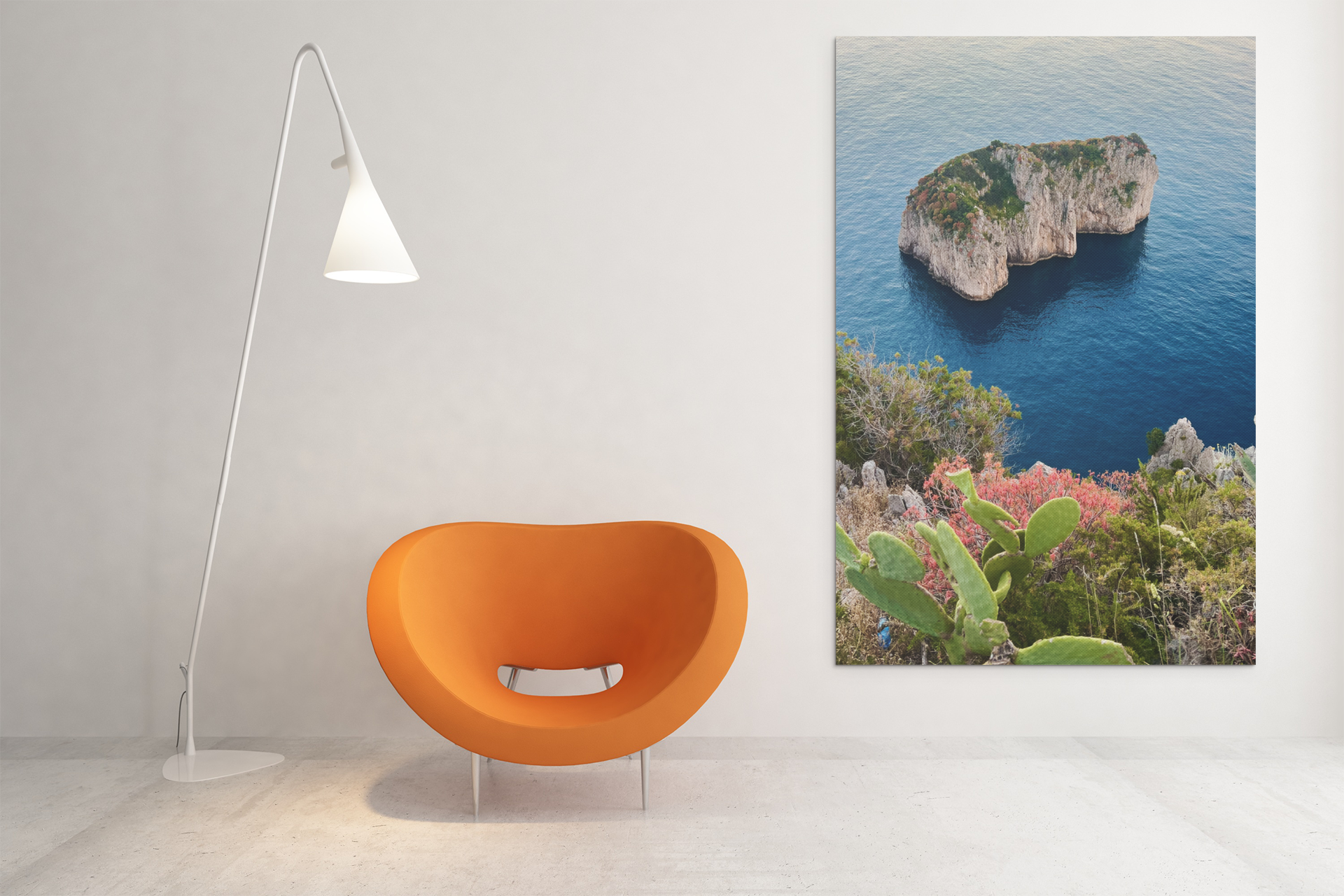 Canvas Monacone of Capri in Spring