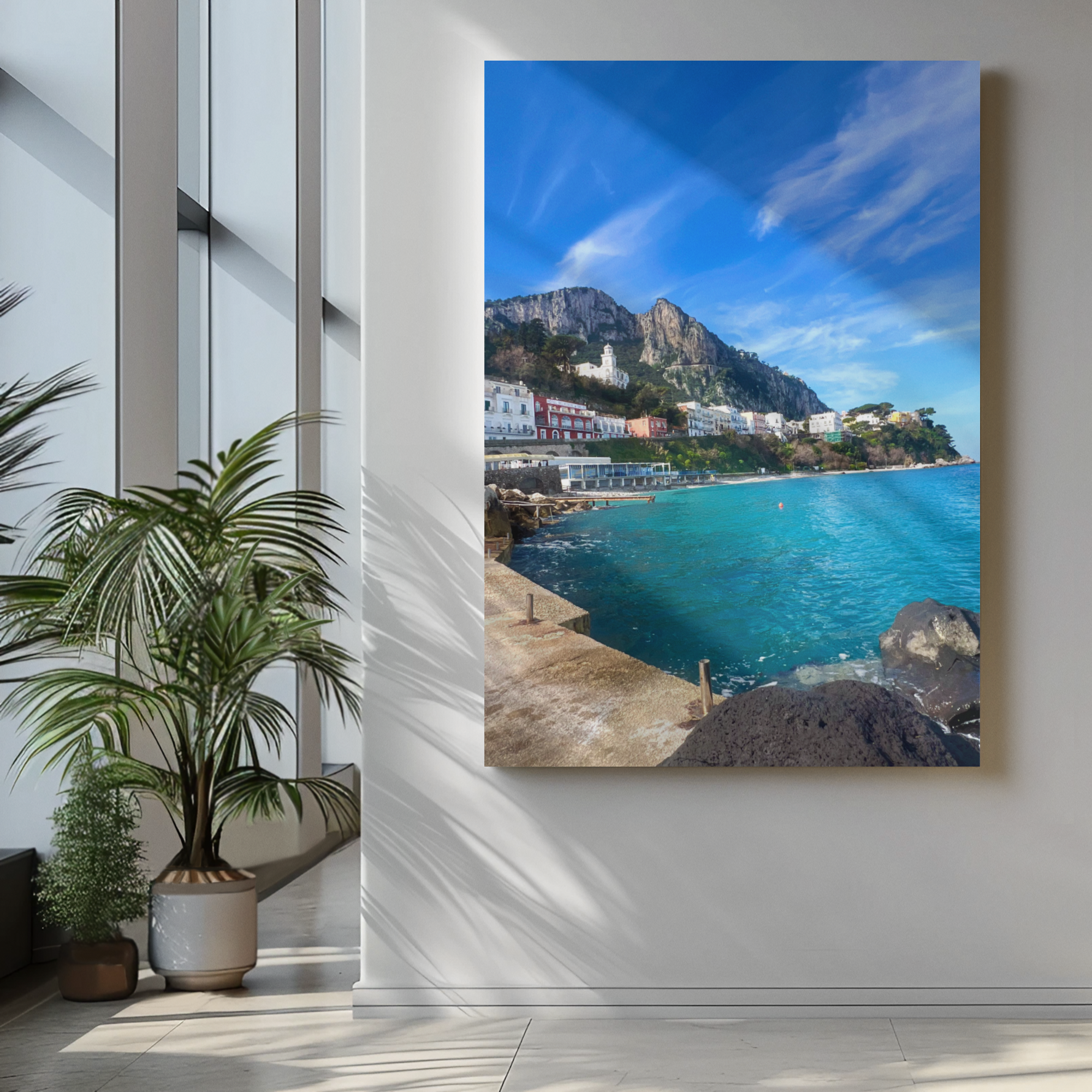 Canvas Marina Grande of Capri Spring