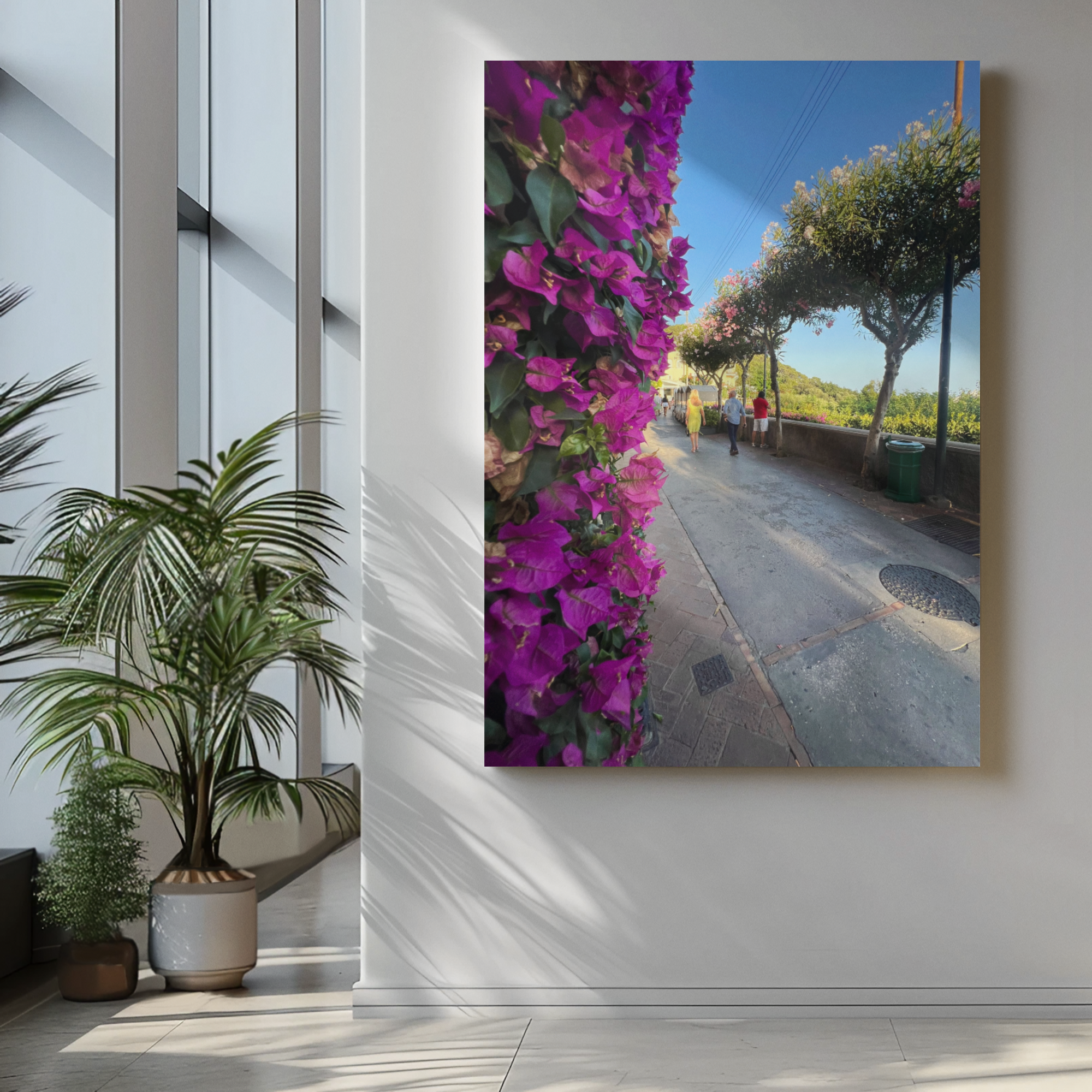 Canvas Via Camerelle Blooming with Bougainvillea