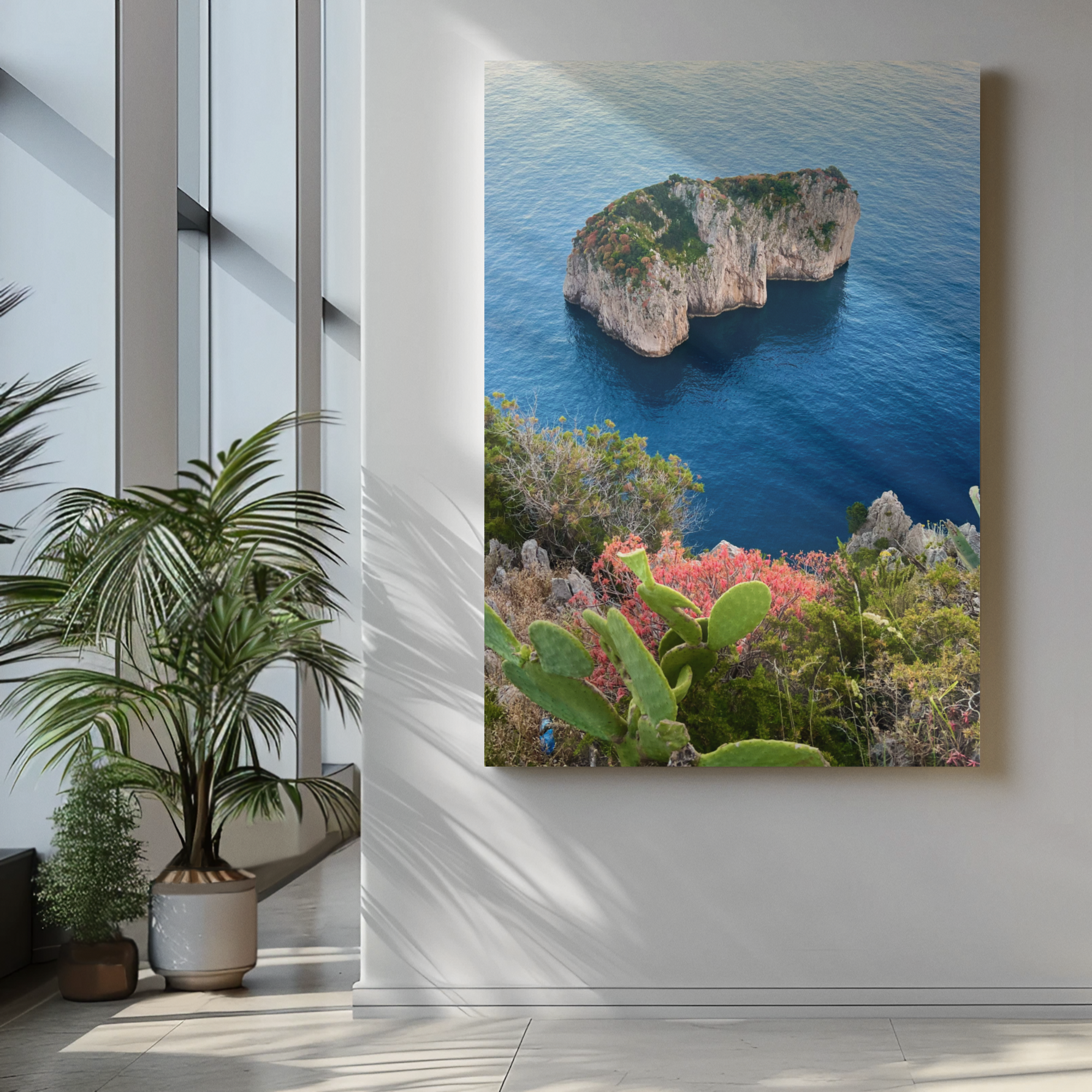 Canvas Monacone of Capri in Spring