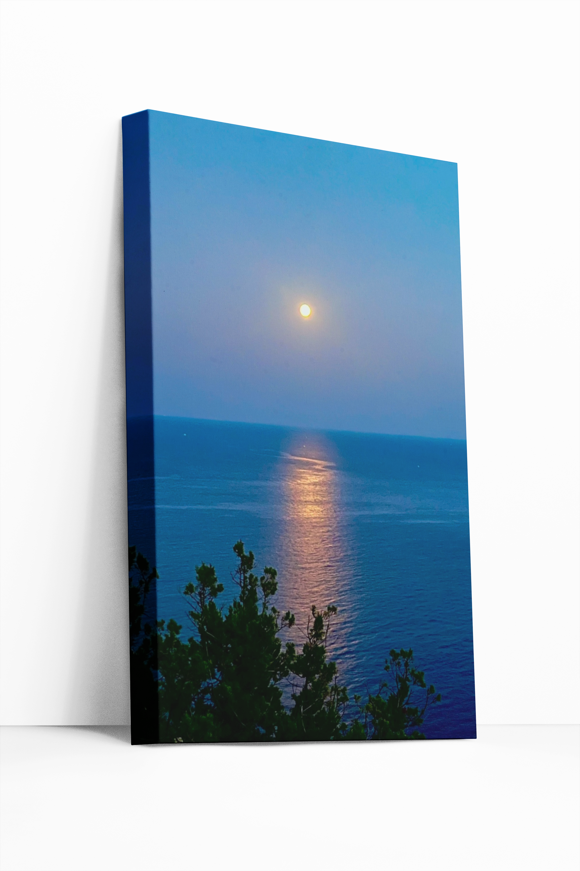 Canvas Luna sul Mare Capri