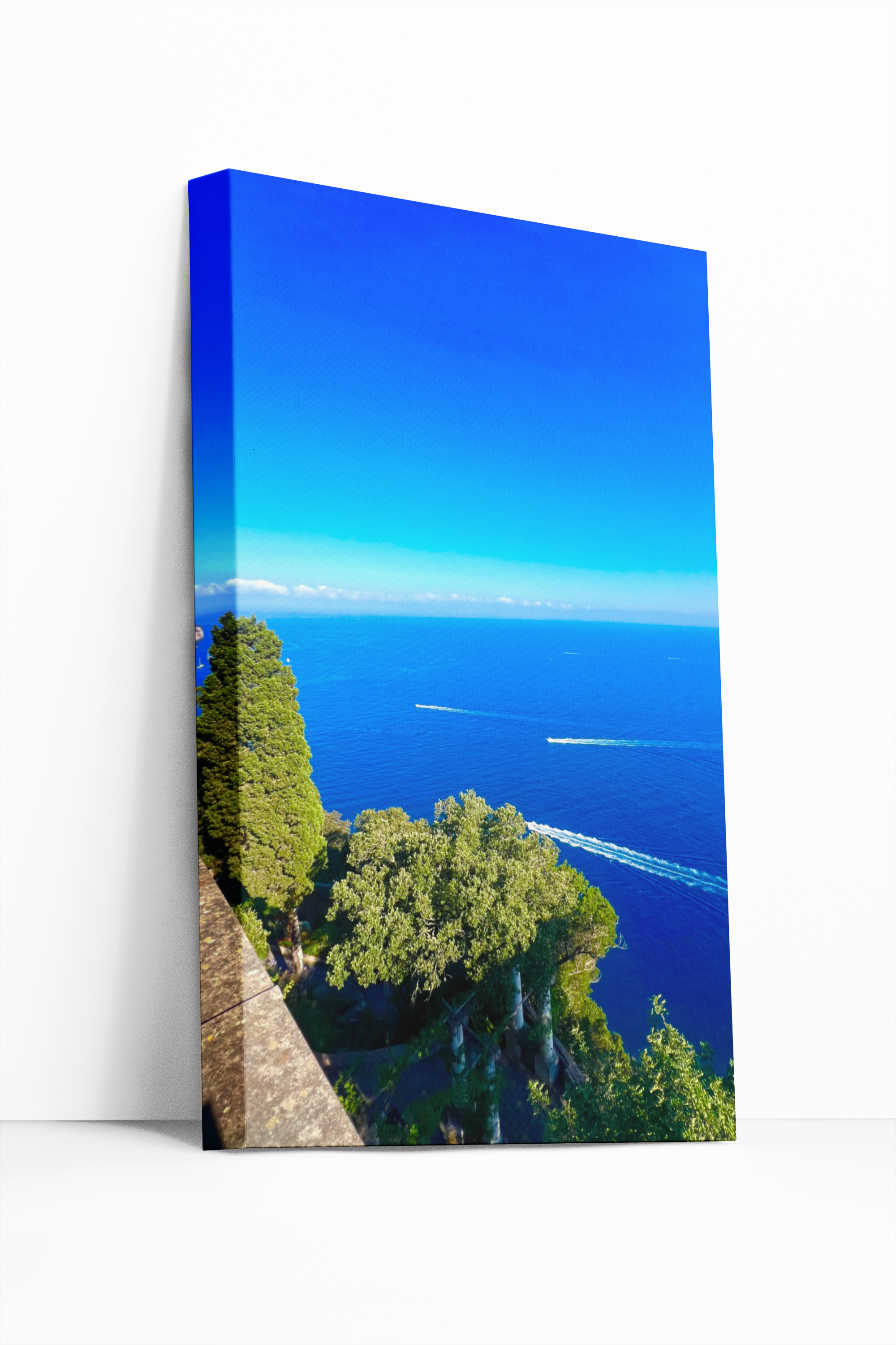 Canvas Capri Belvedere from Villa Lysis