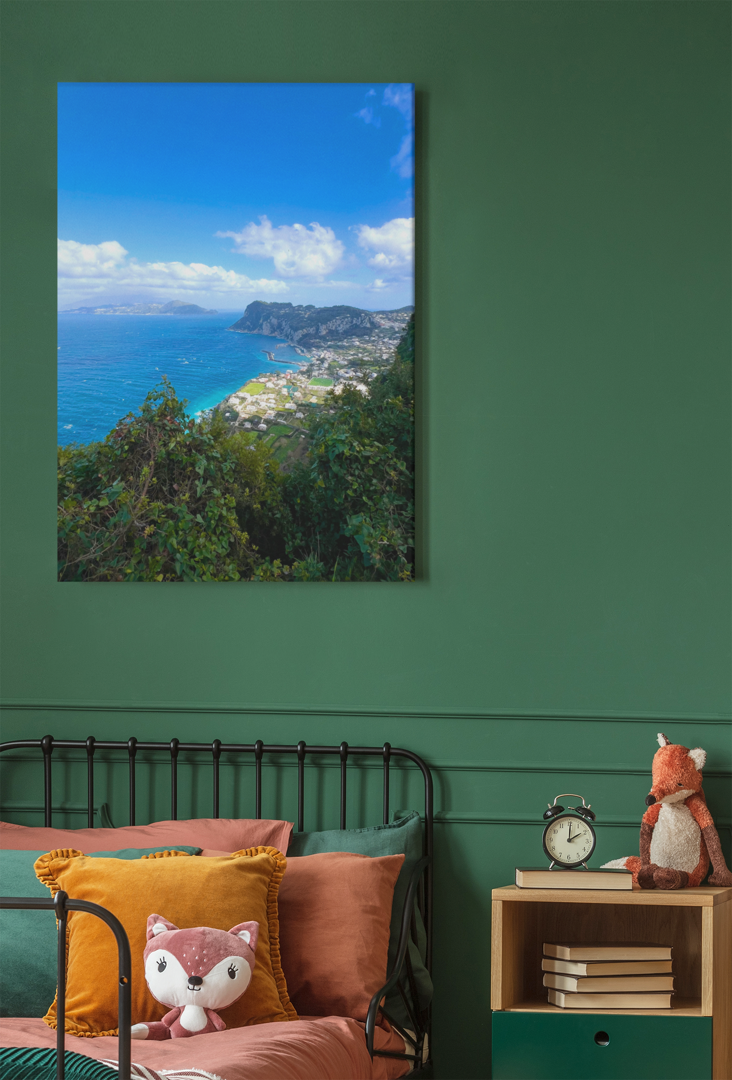 Canvas Belvedere from Scala Fenicia Capri