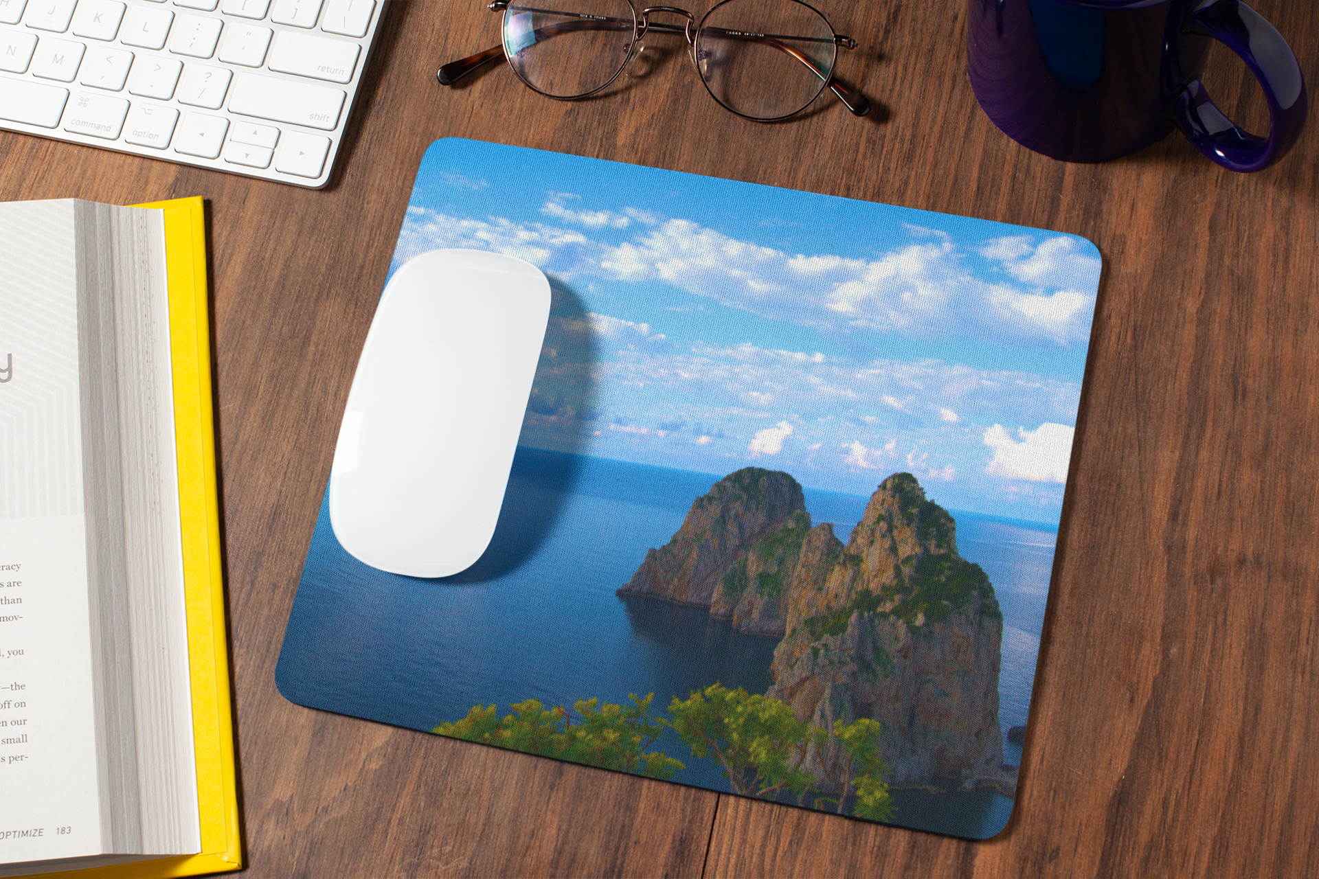 Mousepad Capri Blue Enchantment