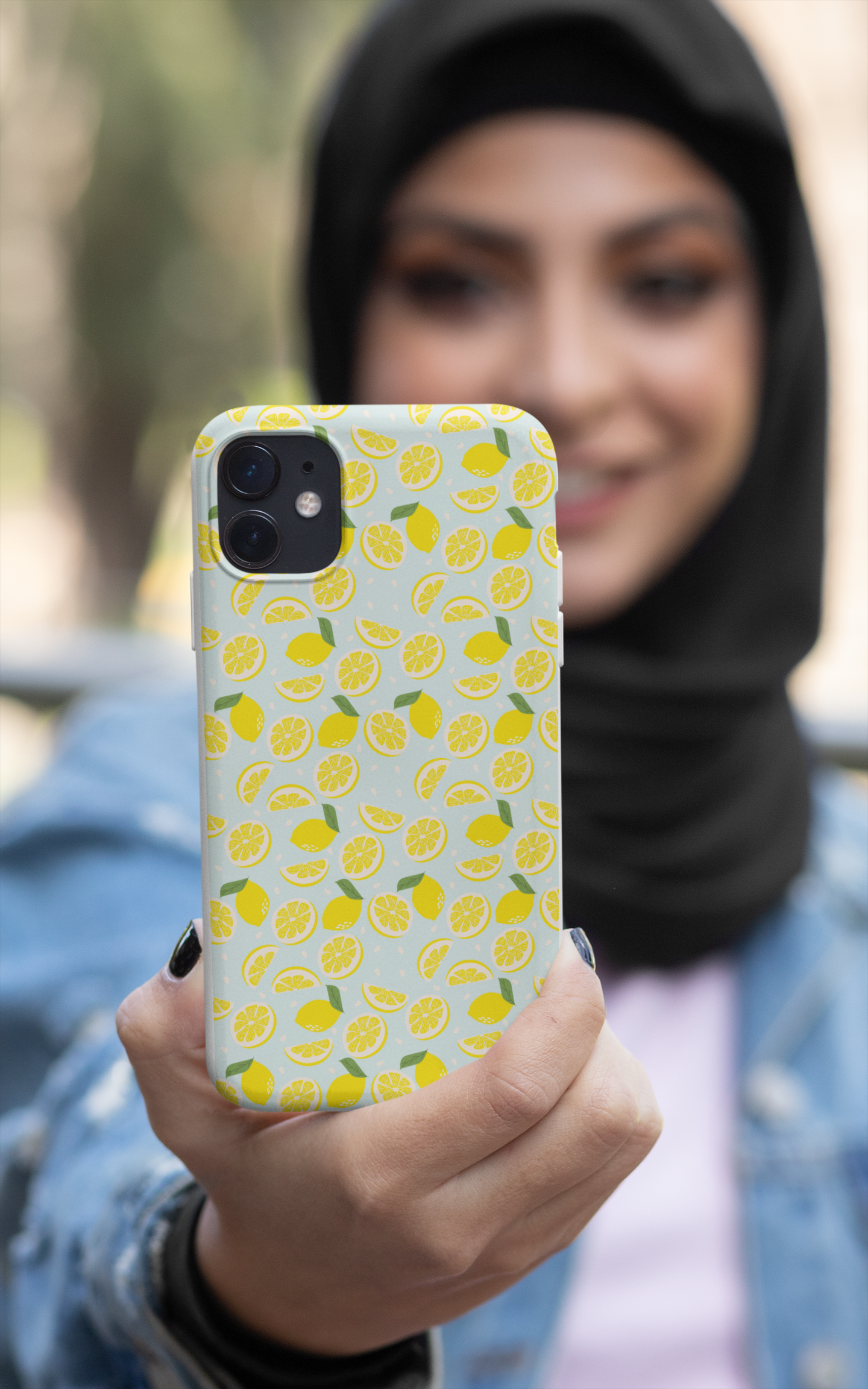 FRESH LEMON CAPRI iPhone Rubber Cover