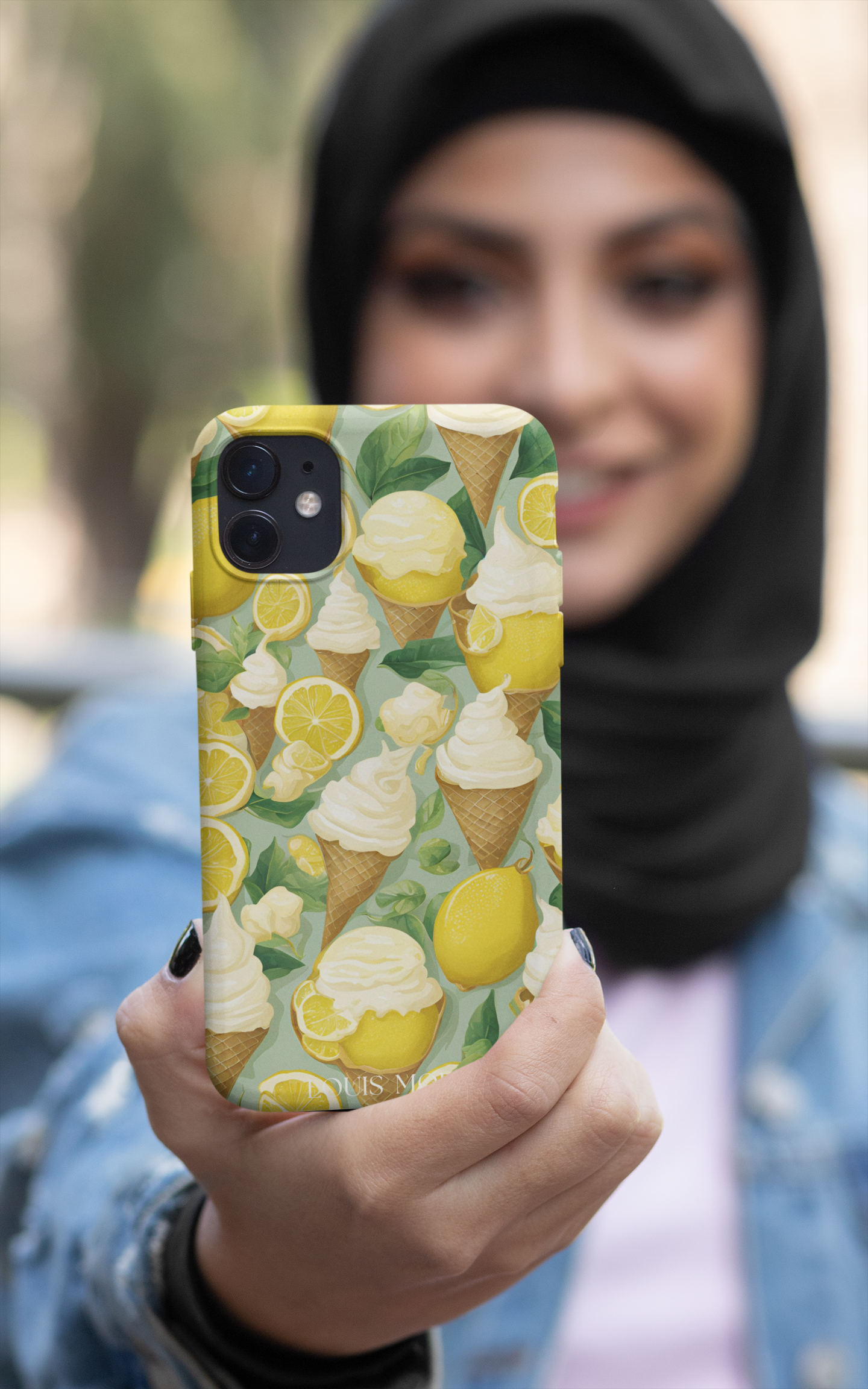Rubber iPhone Cover Ice Cream Sweet Lemon Capri