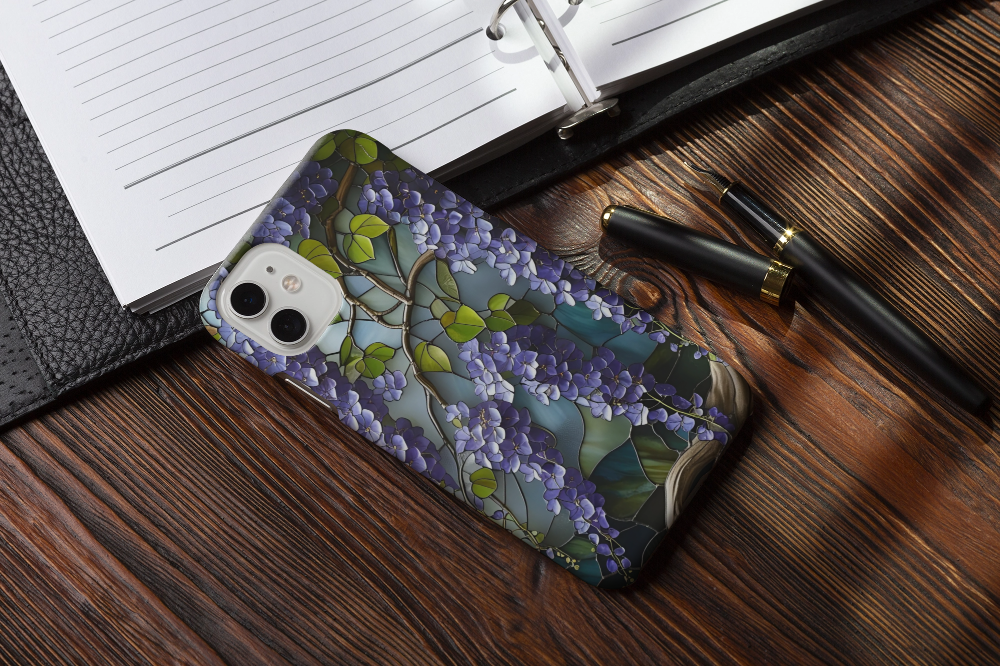 Stained Glass Whisteria Phone Case